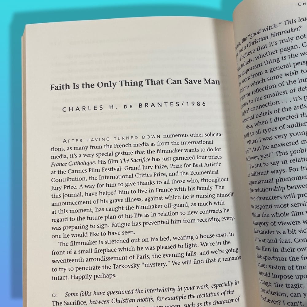 BK: Andrei Tarkovsky - Interviews, Edited by John Gianvito University of Mississippi Press VG+