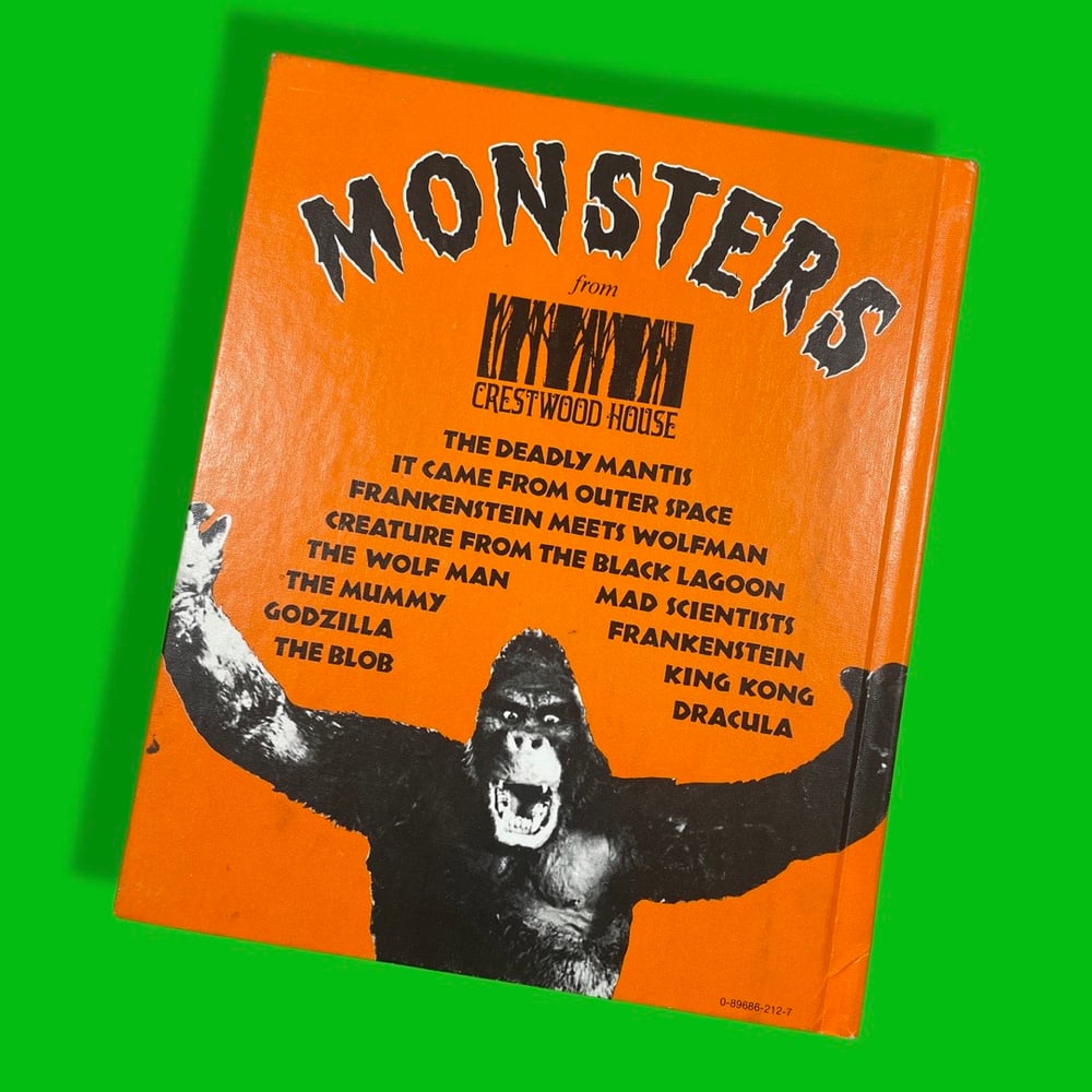 BK: The Blob - “Monsters” from Crestwood House 1st Edition HB Steve McQueen 1982