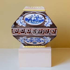Image of Greek Key - Romantic Vase