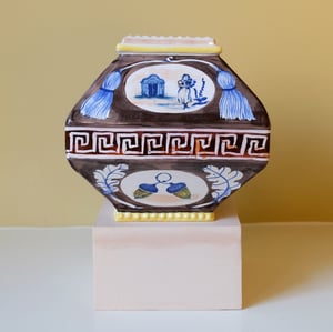 Image of Greek Key - Romantic Vase