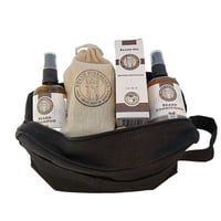 Image 2 of Men´s Toiletry Bag  - Black Organic Cotton 