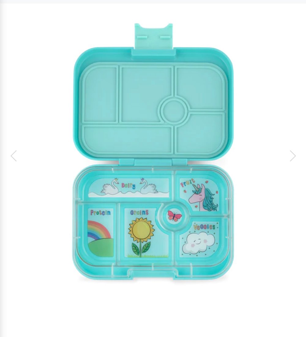 Yumbox Original Bento Box 6 Compartments misty Aqua