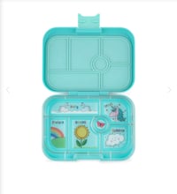 Image 1 of Yumbox Original Bento Box 6 Compartments misty Aqua