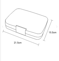 Image 3 of Yumbox Original Bento Box 6 Compartments Roar Red Race Car