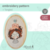 Embroidery pattern_tangled