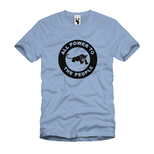 Image of Afrikan Apparel All Pwr-BLK Panther retro tee