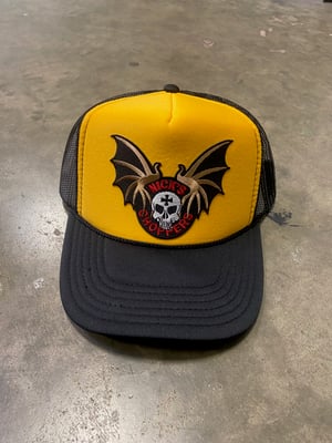 Image of NICK'S CHOPPERS Bad Boy Trucker Hats.