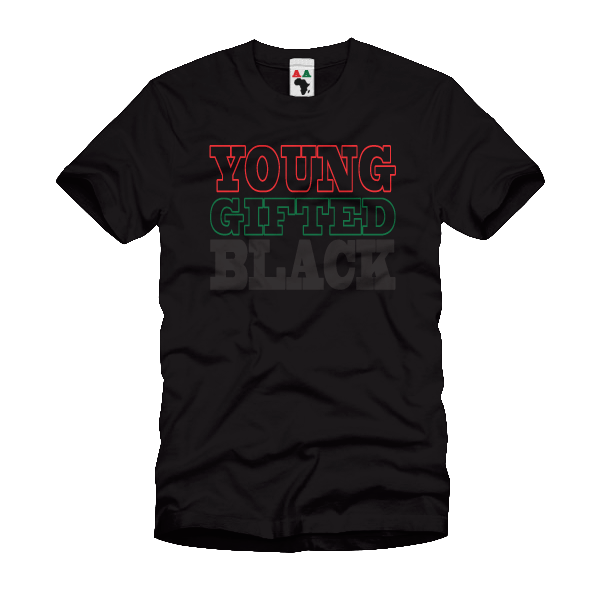 Image of Afrikan Apparel Young Gifted Black tee