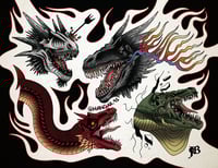 Dragonheads - 8.5x11