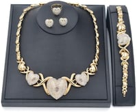 Image 3 of Vday Heart Necklace set #1