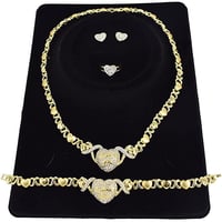 Image 2 of VDAY HEART NECKLACE SET #2