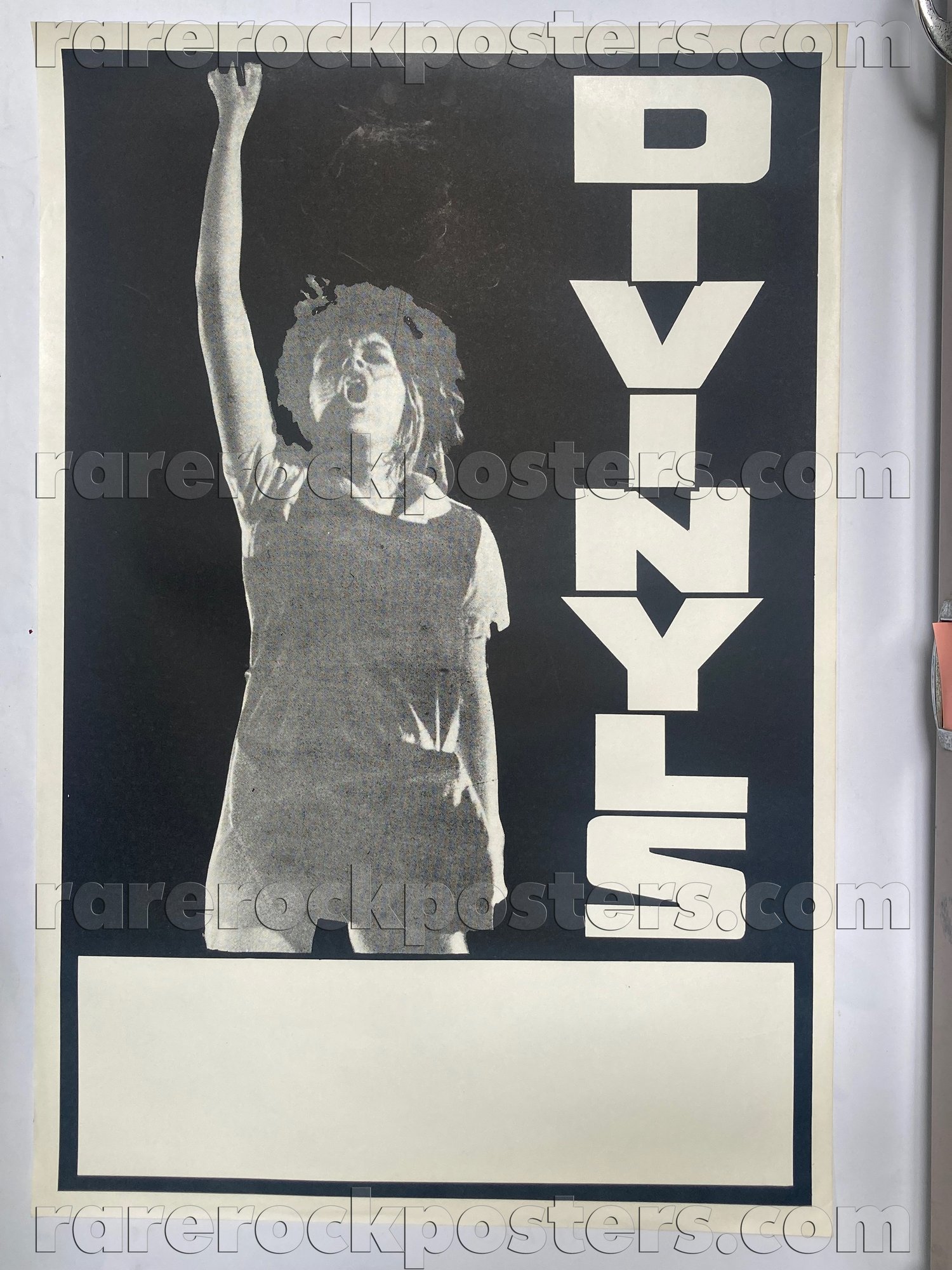 DIVINYLS ~ ORIGINAL EARLY 1980'S AUSTRALIAN GIG BLANK POSTER ~ VARIATION