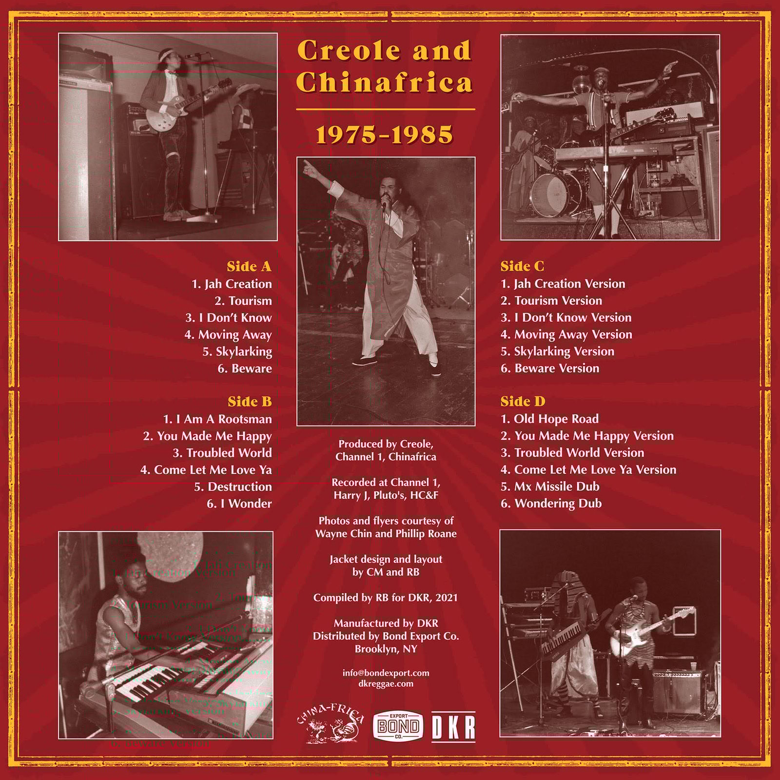 米2LP Creole, Chinafrica Journey From Creation 1975-1985 (2LP) DKR216 Chinafrica /00424 Creole / Chinafrica - Journey From Creation 2LP (China-frica