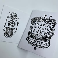 Image 3 of Hand-printed 'In Spite Of It All' limited edition cards