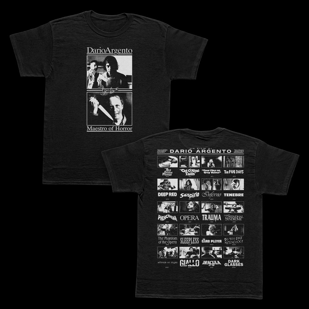 Argento Filmography Black