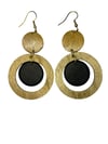 EVELYN LIGHT STAINED WOOD EARRINGS