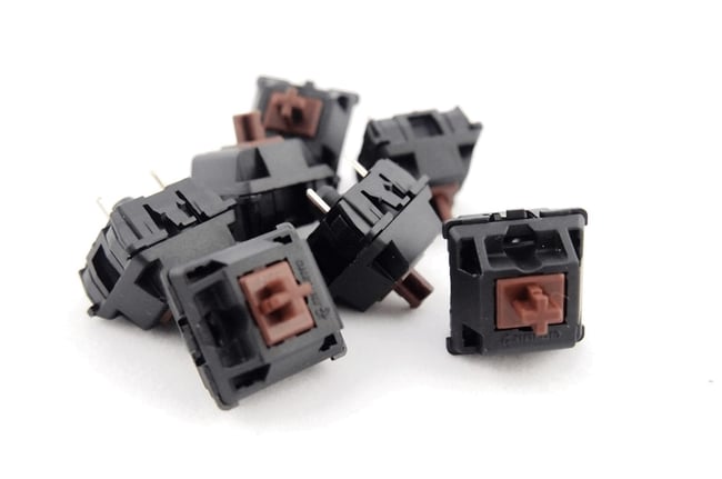 Cherry MX Butter Browns Ultraglides |5-Pin PCB Mount|