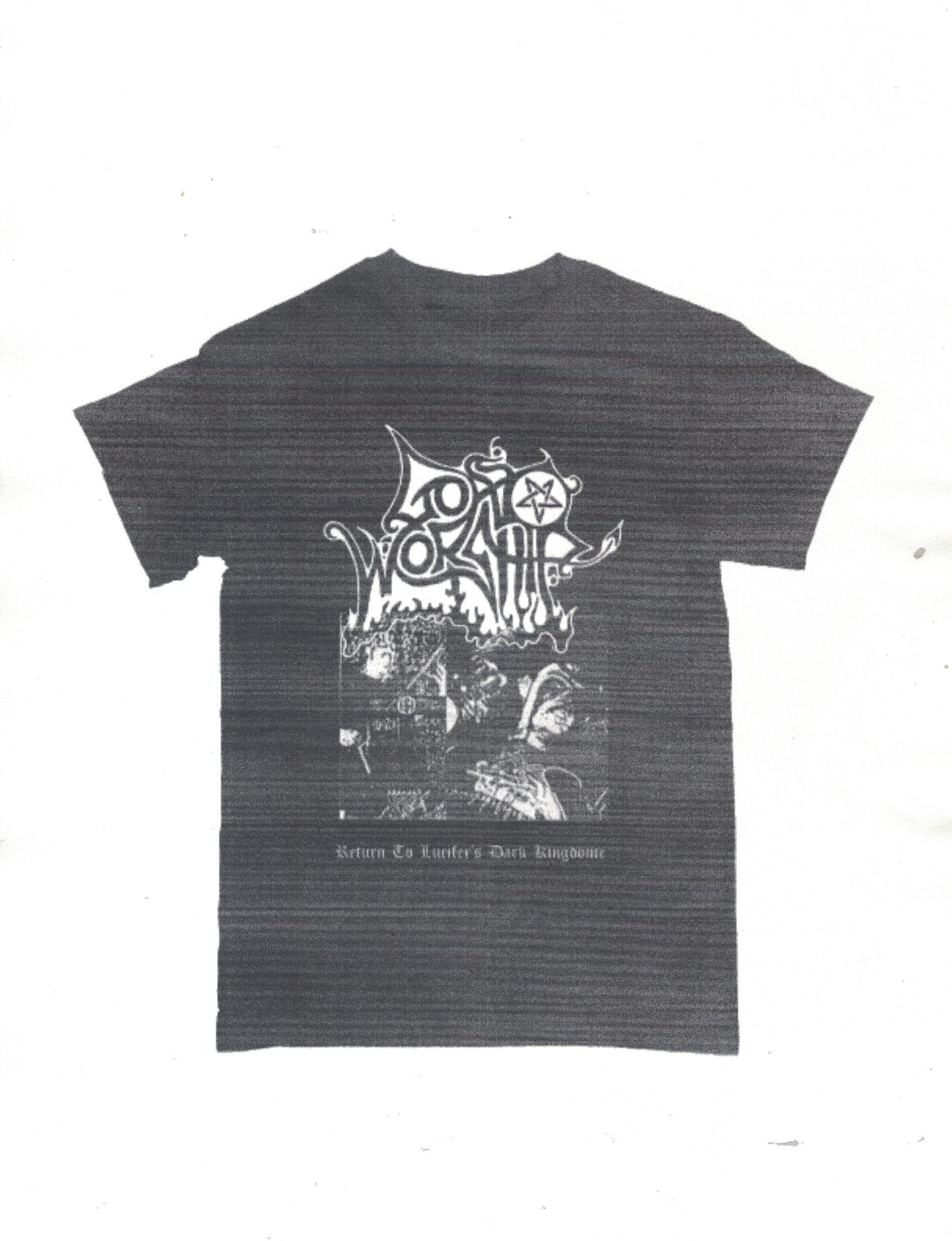 Image of Goat Worship - Return To Lucifers Dark Kingdome,  Fan-club shirt.