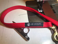 3/4” XHD Nylon Double Snap - RED(Remember Every Dog) 