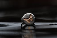 Image 3 of Rose Gold Butterfly Signet 