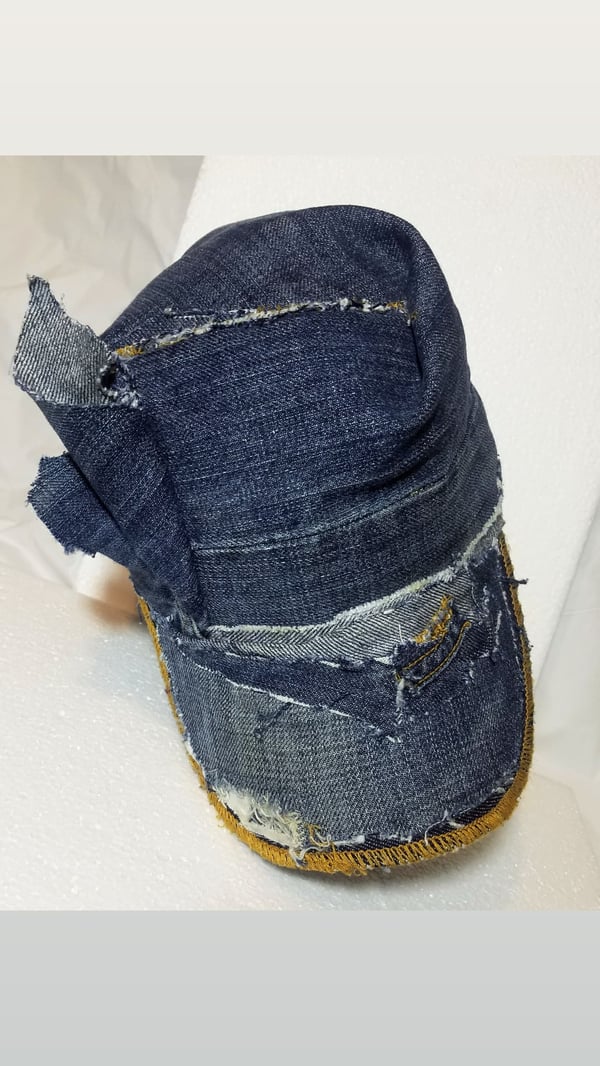 Image of Tasty Raw Edge Denim “Custom” Cap