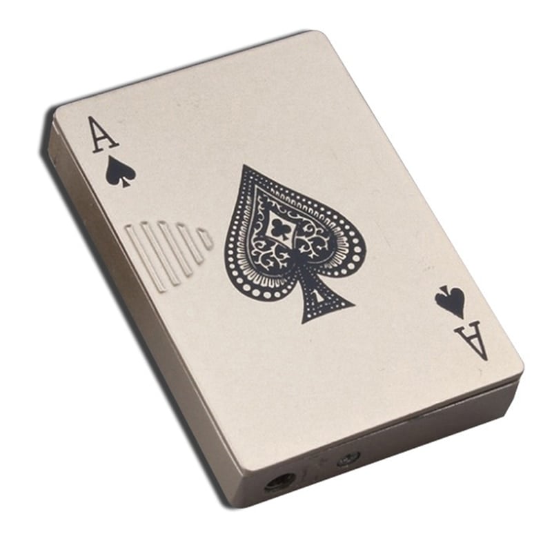 Image of White Ace Card Jet Lighter