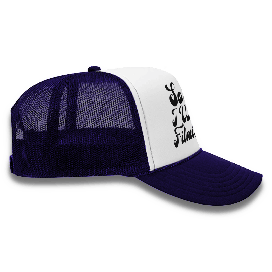 MRO Classic Logo Wear Trucker Hat - Indigo