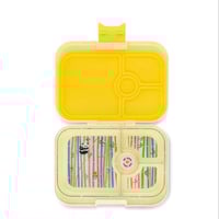 Image 1 of Yumbox Panino Bento Box 4 Compartments Sunburst Yellow Panda