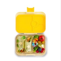 Image 2 of Yumbox Panino Bento Box 4 Compartments Sunburst Yellow Panda