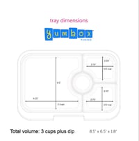 Image 5 of Yumbox Panino Bento Box 4 Compartments Sunburst Yellow Panda