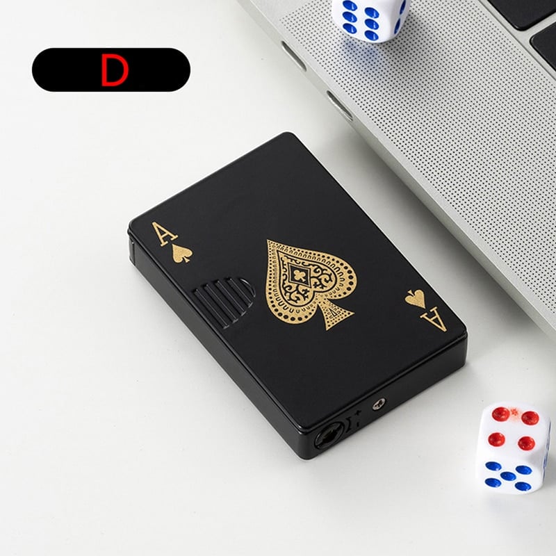 Image of Black Ace Card Jet Lighter