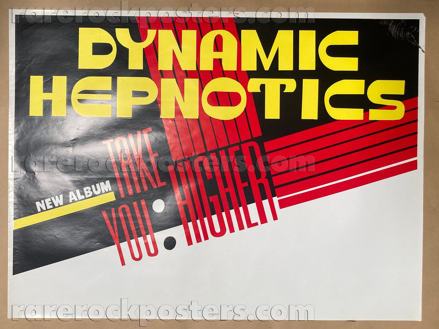 DYNAMIC HEPNOTICS ~ TAKE YOU HIGHER ~ ORIG 1985 AUST GIG BLANK / RECORD PROMO STREET POSTER