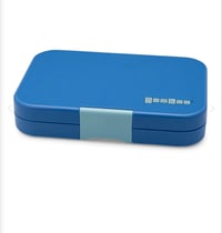 Image 4 of Yumbox Tapas Bento Box 4 Compartments True Blue Shark