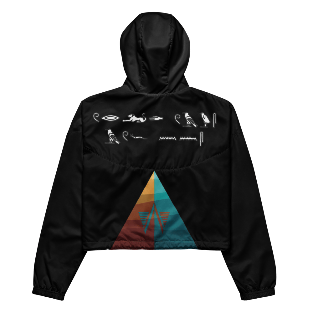 "KEMETIC" Women’s cropped windbreaker