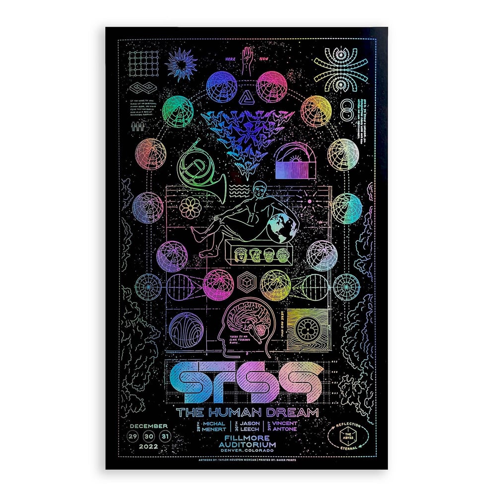 Image of STS9 The Human Dream NYE 2022 :: Denver, Colorado (Foil Edition)