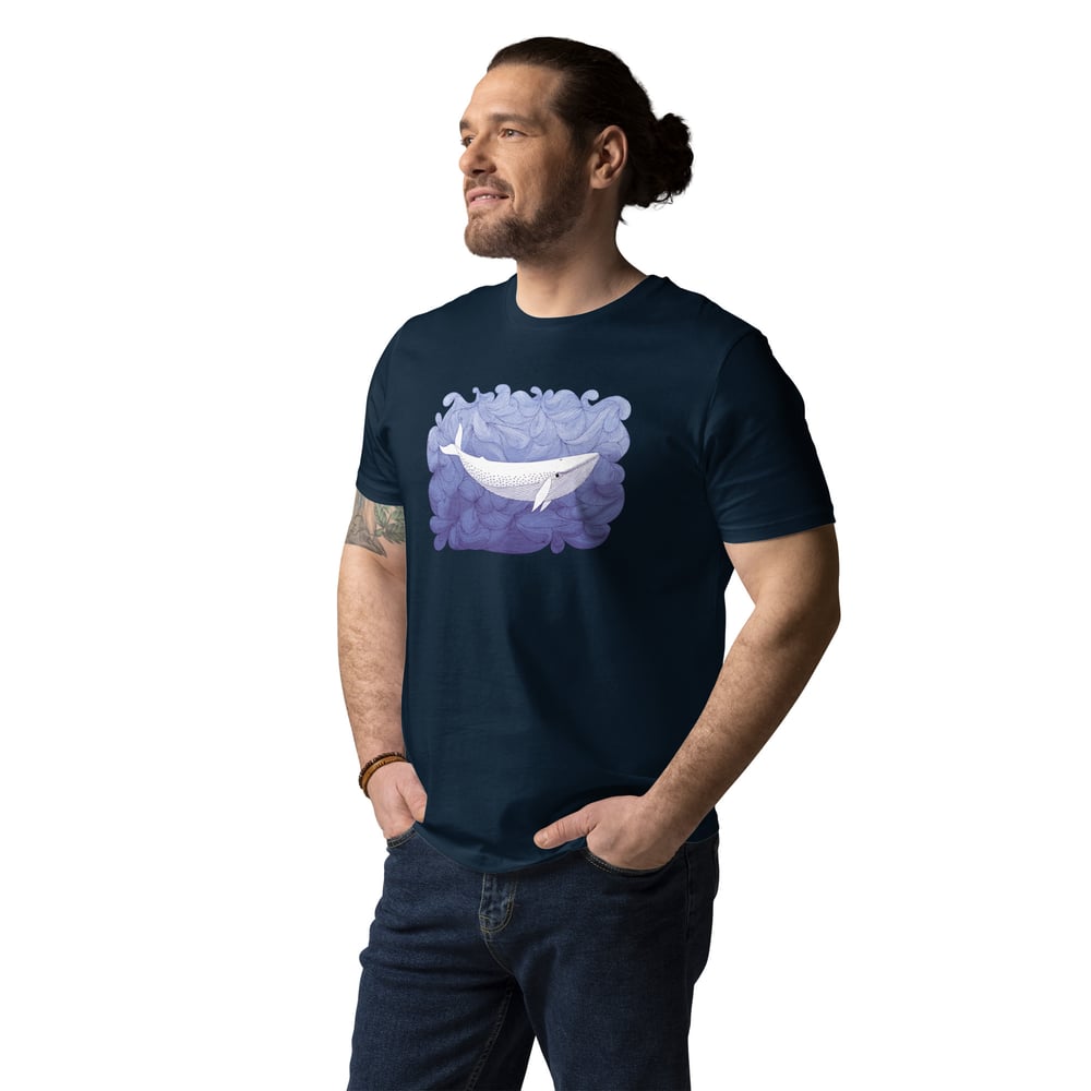 organic cotton t-shirt: Whale