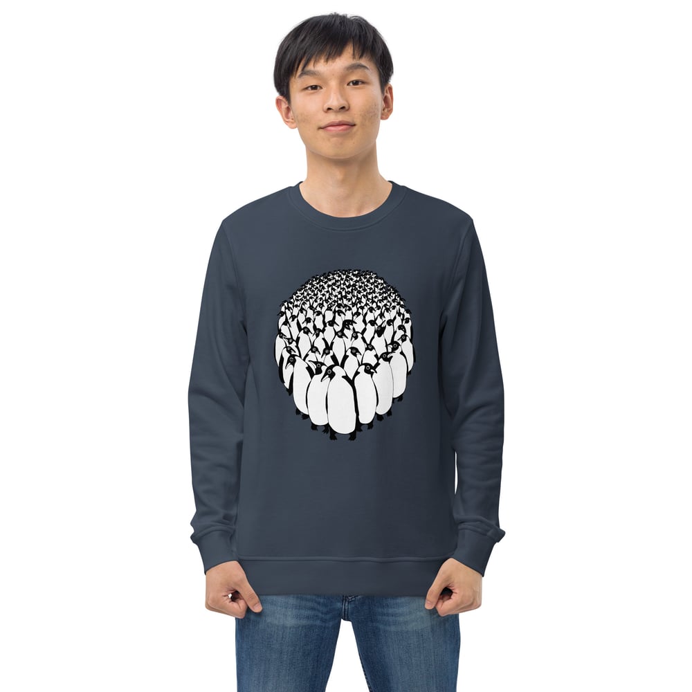 Unisex organic sweatshirt: Penguines
