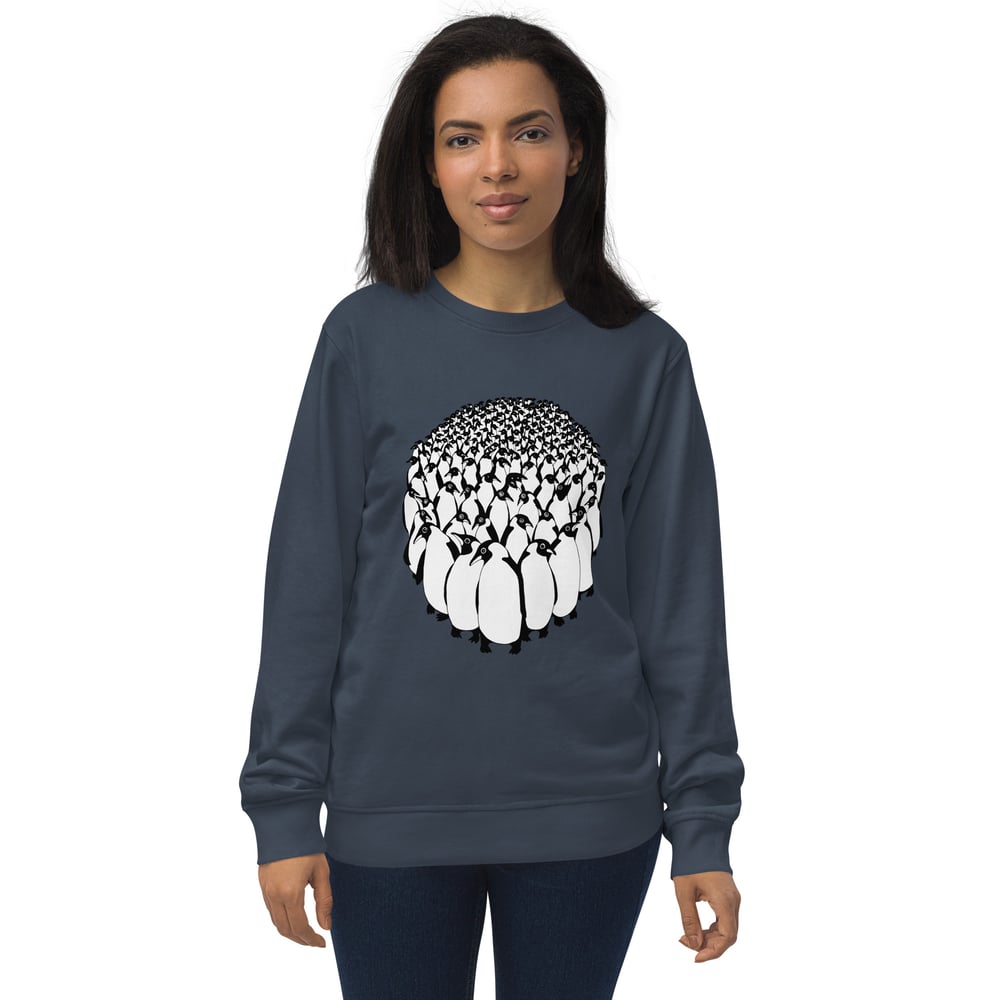 Unisex organic sweatshirt: Penguines
