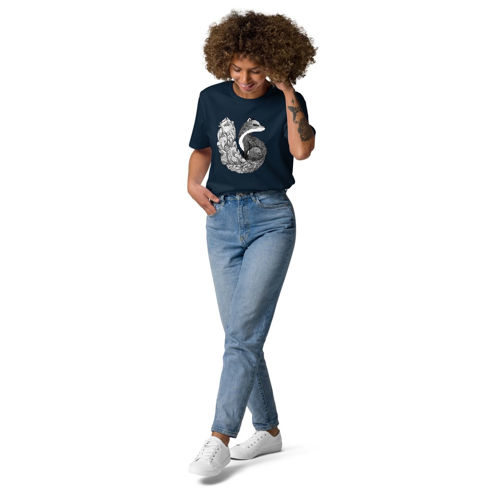 organic cotton t-shirt: Fox & Flowers