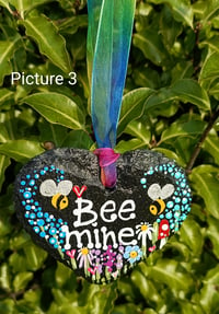 Image 3 of Bee mine slate heart