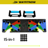 WFN™- Multi Exercise 15-in-1 Home Fitness Push Up Board 