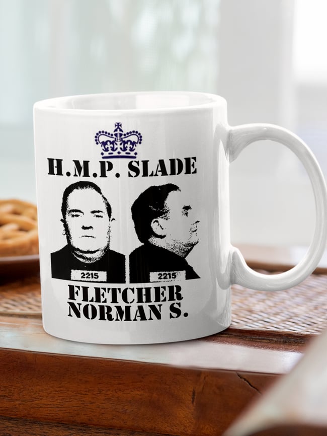 Porridge. Norman Stanley Fletcher Mugshot Mug