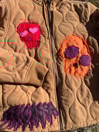 Image 2 of Sugar Skull jacket Red 🕯️☠️