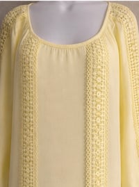 Image 3 of New XL Sharagano Crochet top #1202*8