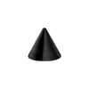 Bardot - Replacement Spike Black (Surgical Steel, 1.6 mm)