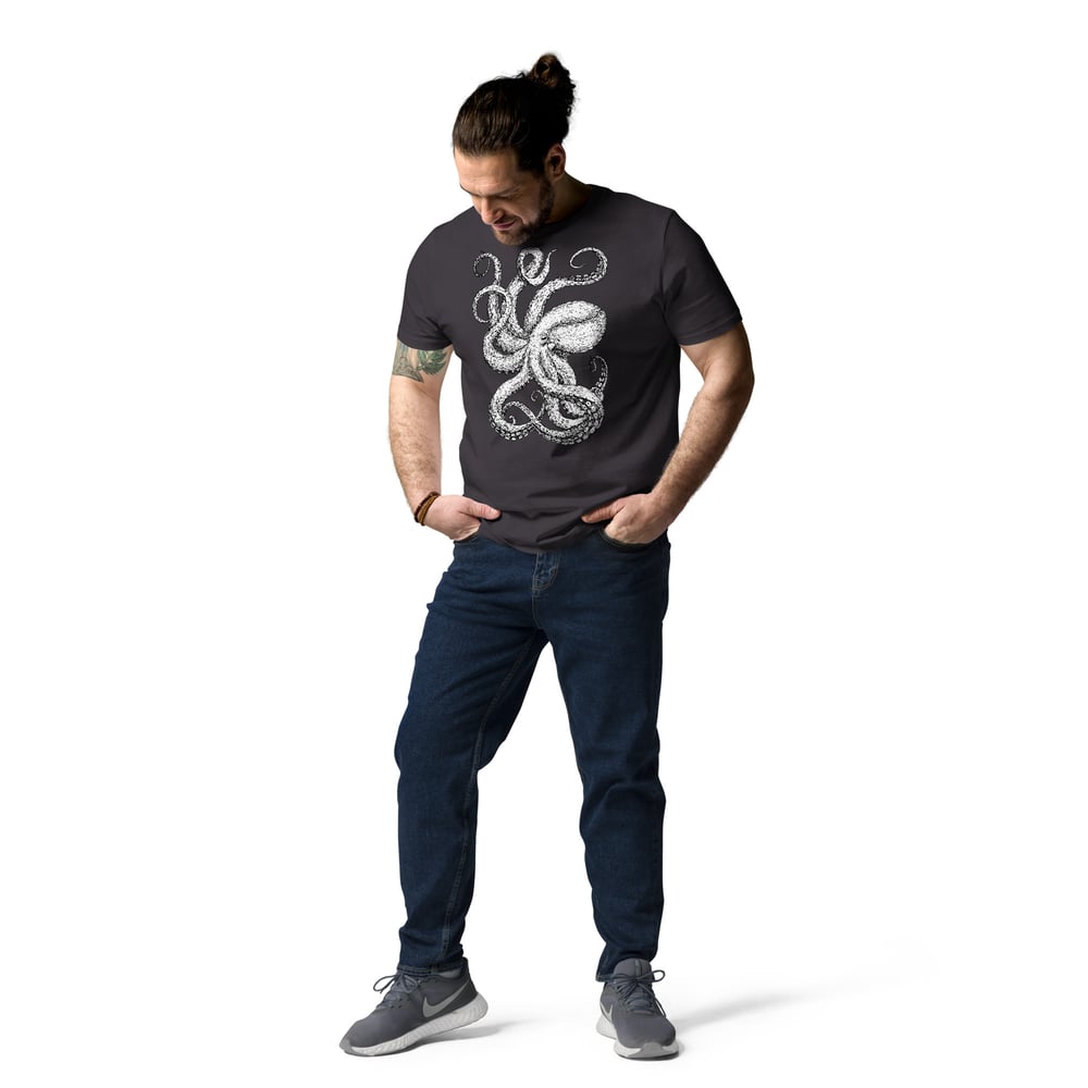 Unisex organic cotton t-shirt: Octopus