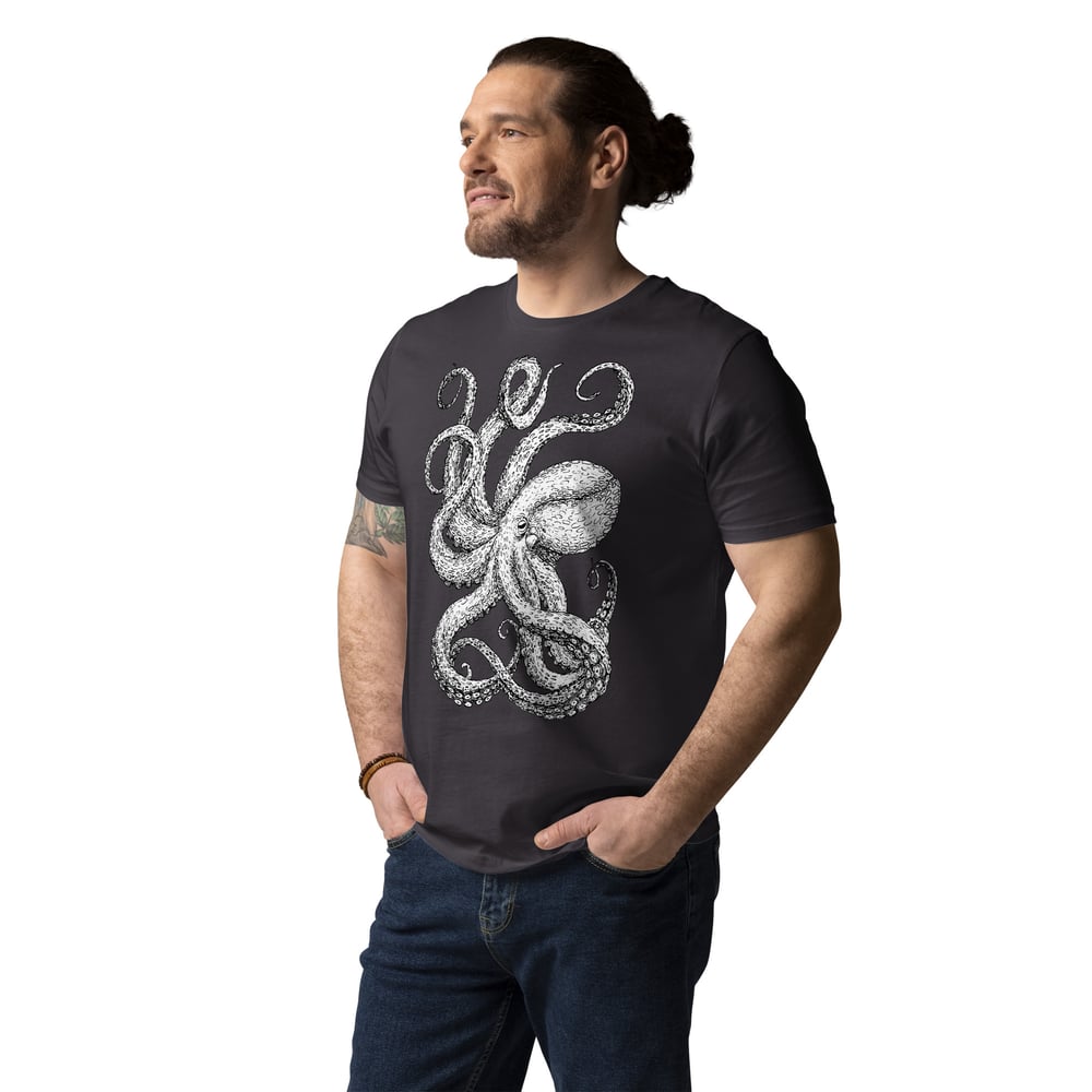 Unisex organic cotton t-shirt: Octopus