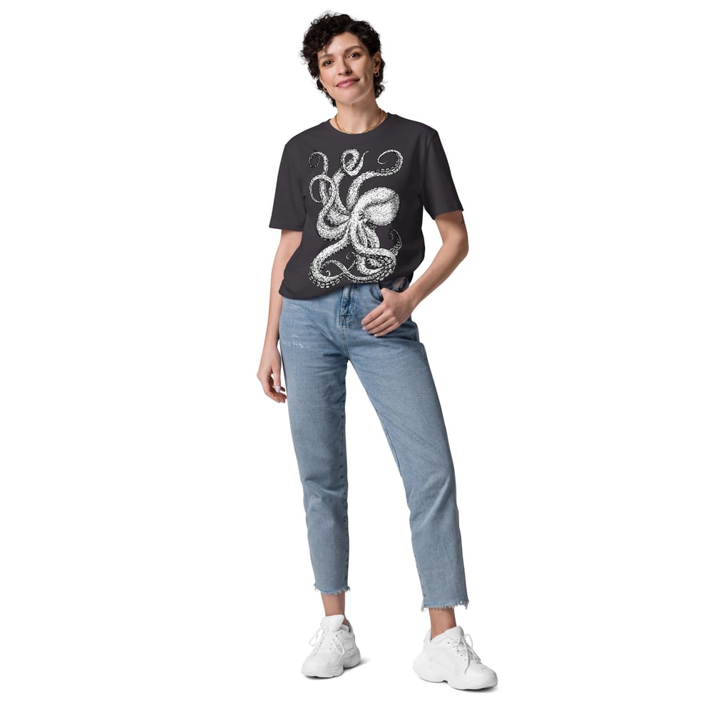 Unisex organic cotton t-shirt: Octopus