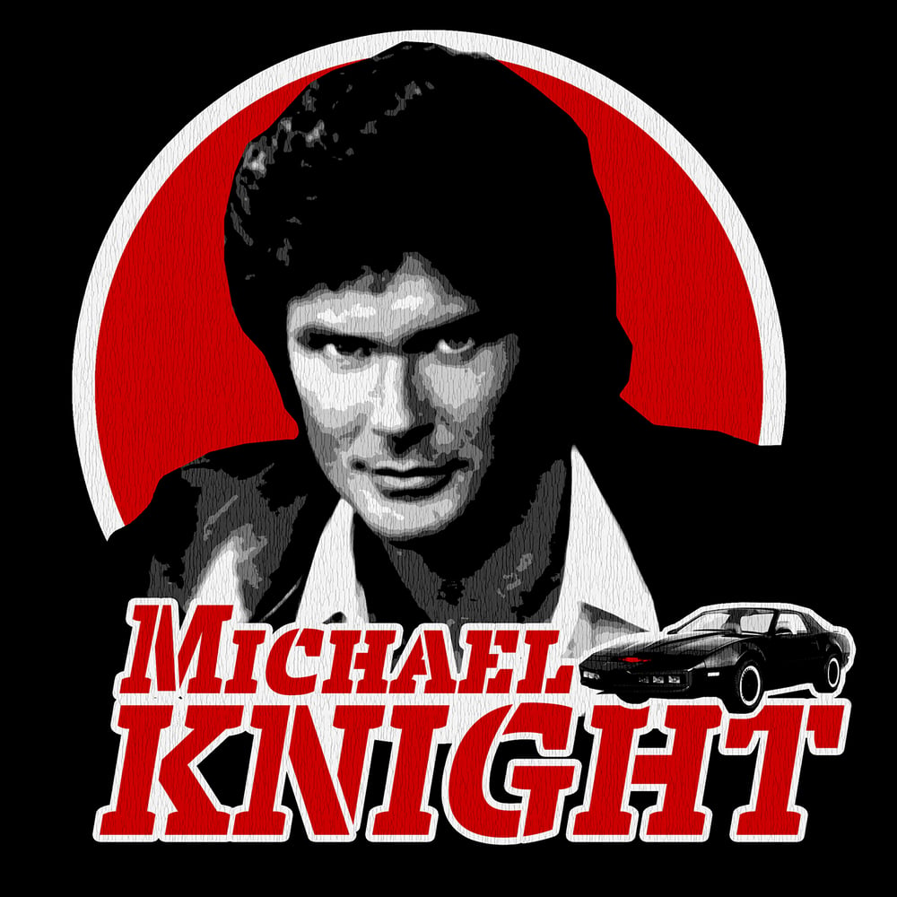 Image of Michael Knight Knight Rider Inspired T-shirt