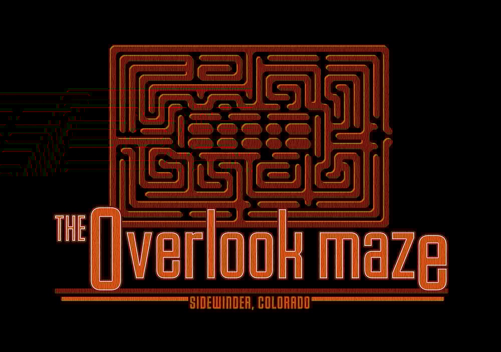 Image of The Overlook Maze T-shirt inspired by The Shining
